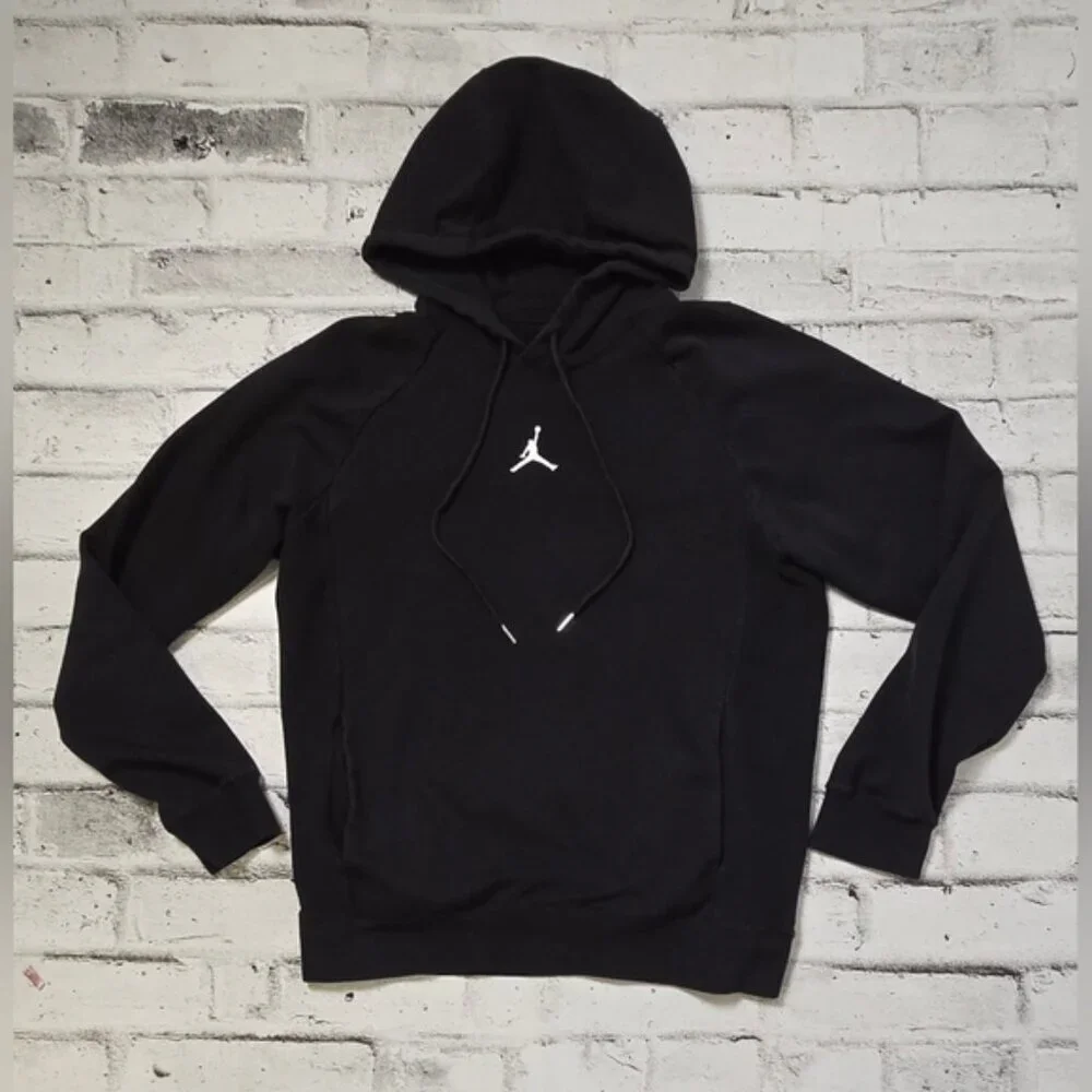 Nike Air Jordan Dri-FIT Hoodie Black Pullover Mens Small Jumpman